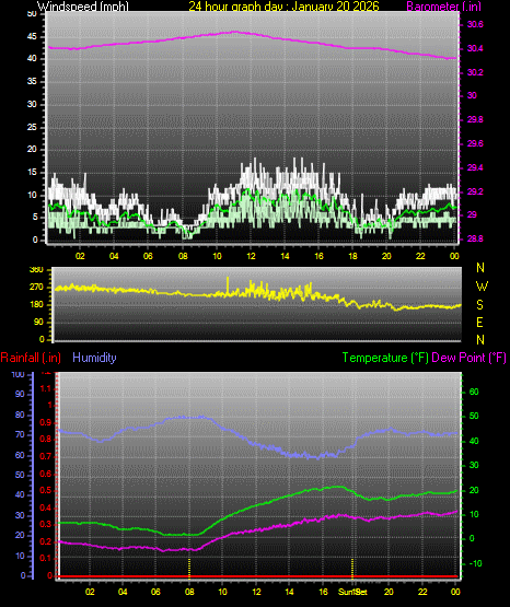 24 Hour Graph for Day 20